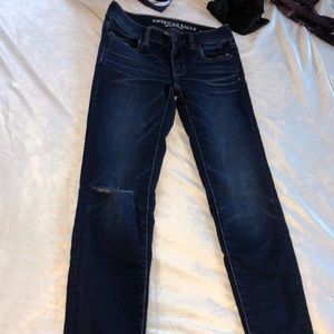 American eagle ripped jeans